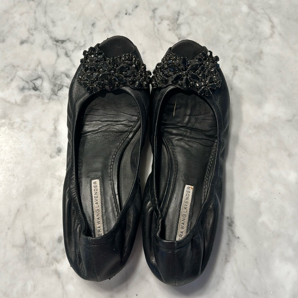 black flats vera wang lavender
